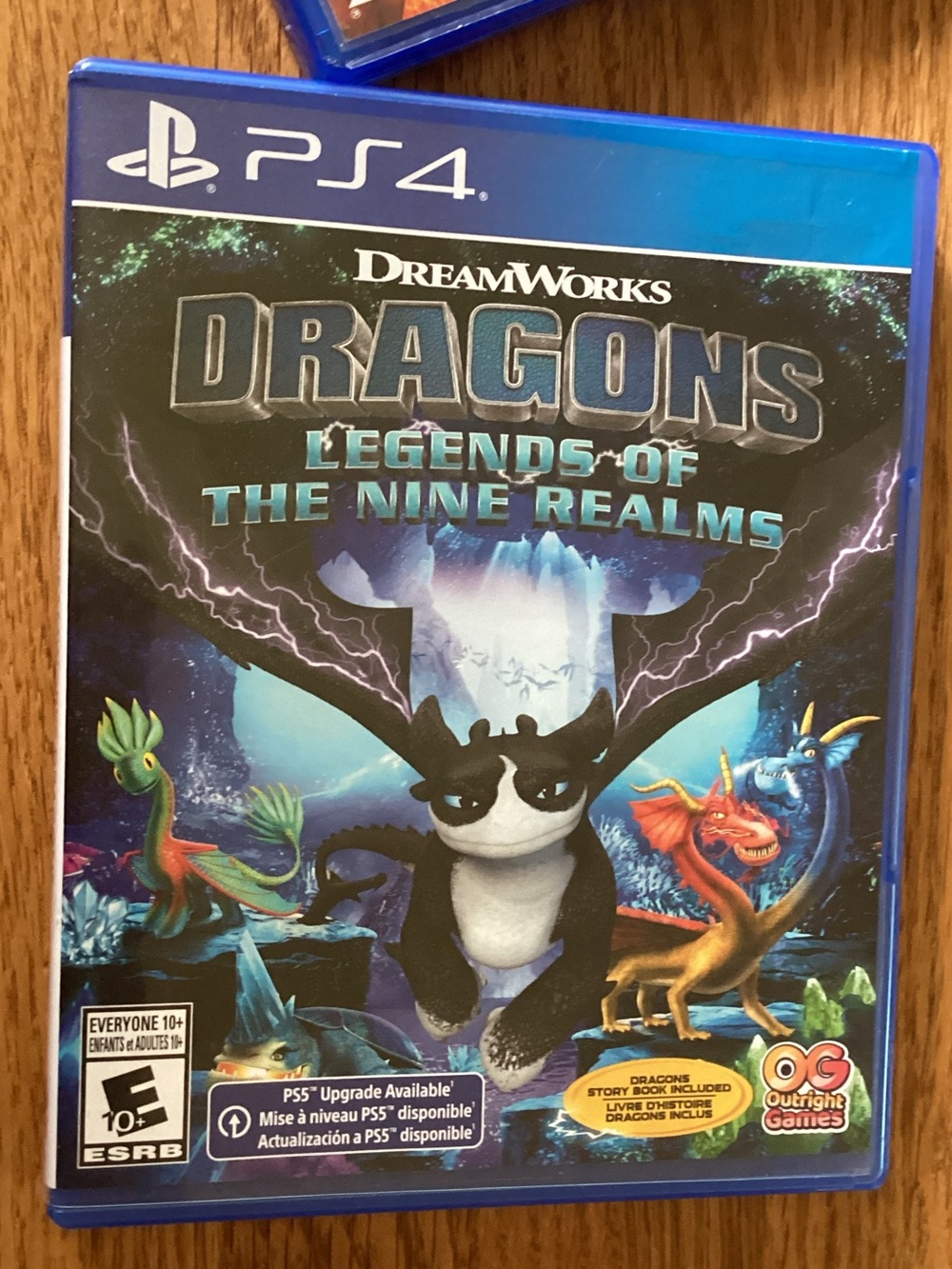 PS4 Dragons: Legends of the Nine Realms Video Game - Blue Case